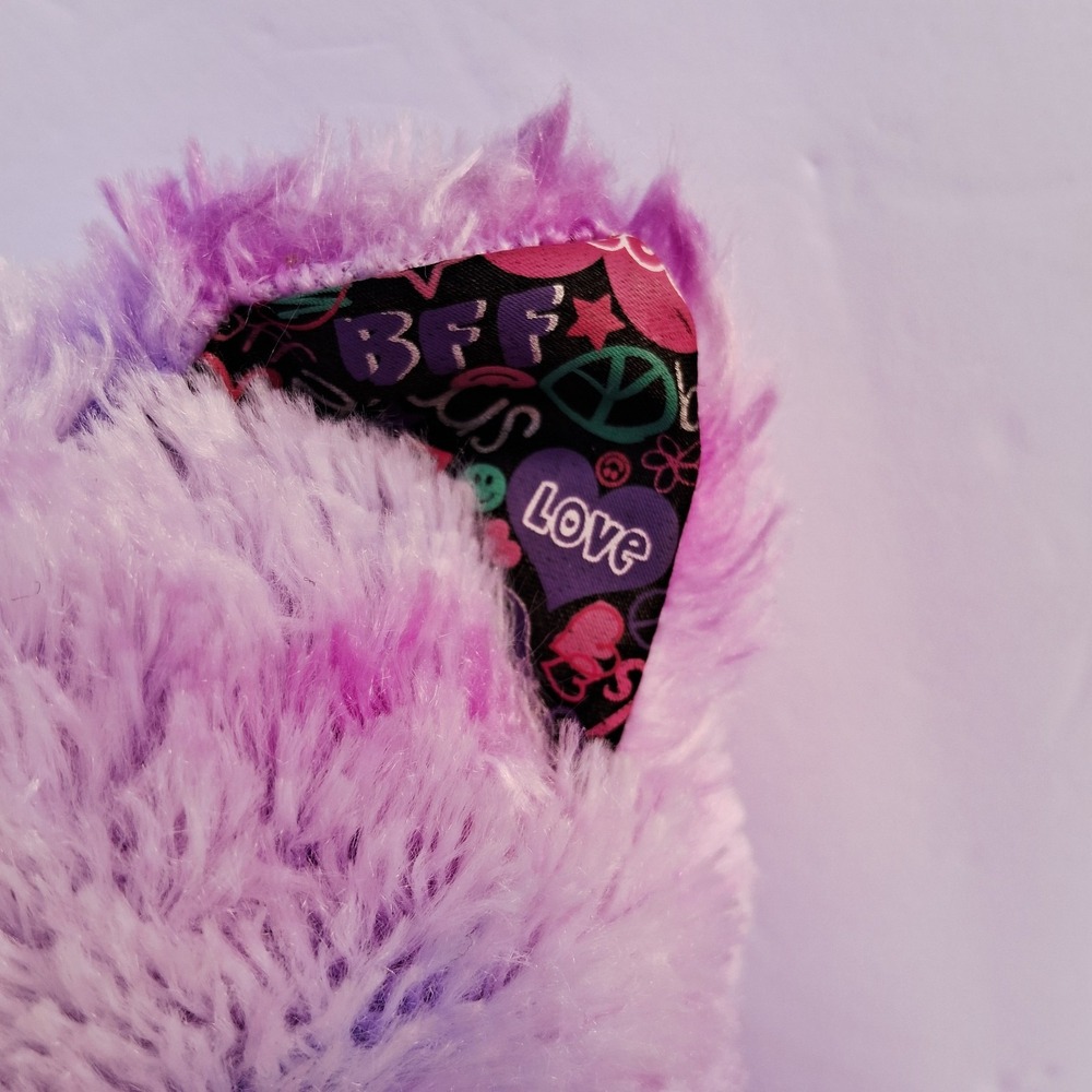 Build A Bear Purple Tie Dye Peace Sign Kitty Cat Plush 17" BFF Friends Forever - Picture 4 of 12